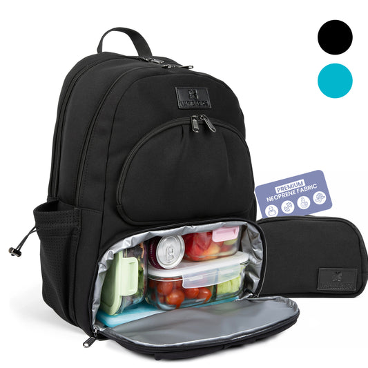 Alira - Women's Laptop Backpack with Cooler Compartment and Belt Bag, Premium Neoprene Bag