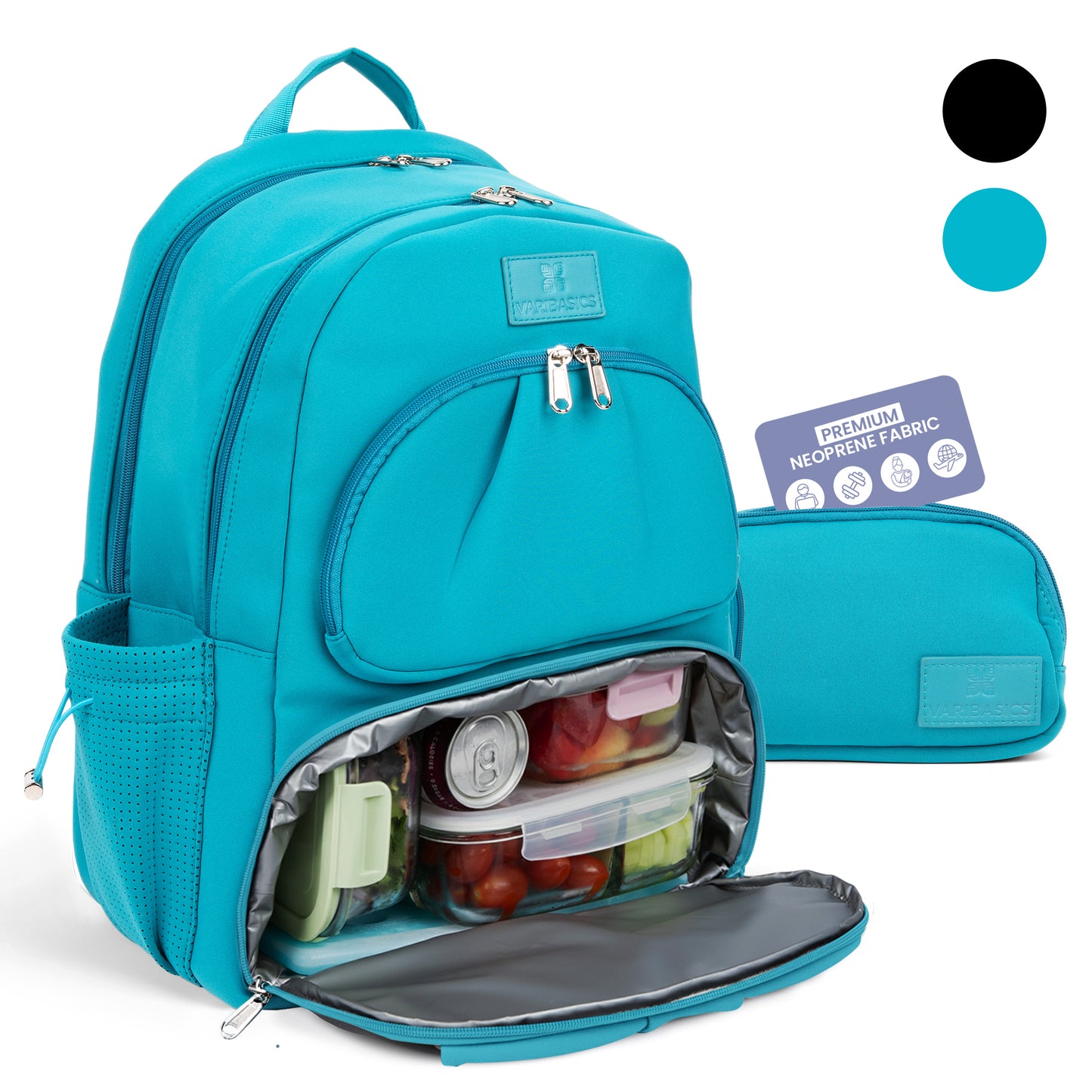 Alira - Women's Laptop Backpack with Cooler Compartment and Belt Bag, Premium Neoprene Bag