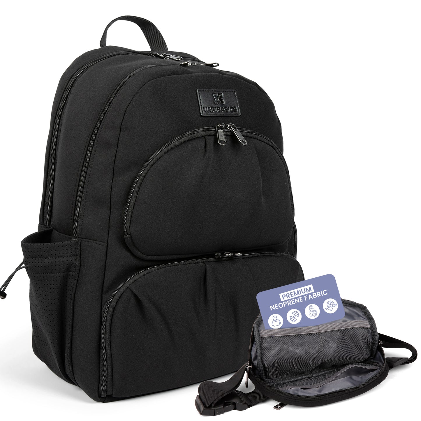 Alira - Women's Laptop Backpack with Cooler Compartment and Belt Bag, Premium Neoprene Bag