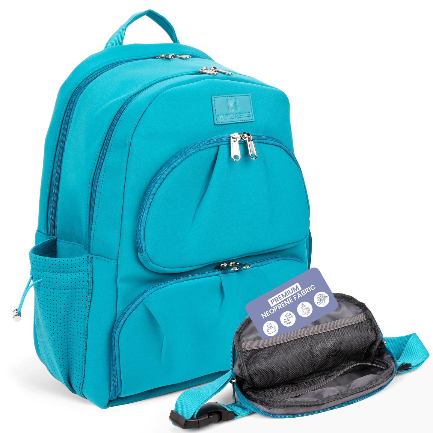 Alira - Women's Laptop Backpack with Cooler Compartment and Belt Bag, Premium Neoprene Bag